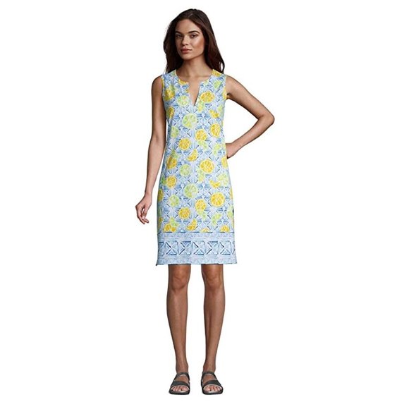 Lands' End Swim Nwt Lands End Womens Sleeveless Cotton Jersey Swim